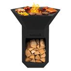 Barbecook Nestor Original - Houtbarbecue -Zwart-92x92x101cm, ., Nieuw, Ophalen of Verzenden, .
