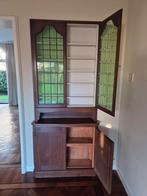 Originele Jaren '30 Inbouw/Ensuite Kast met Glas-in-Lood, Antiek en Kunst, Antiek | Meubels | Kasten, Ophalen