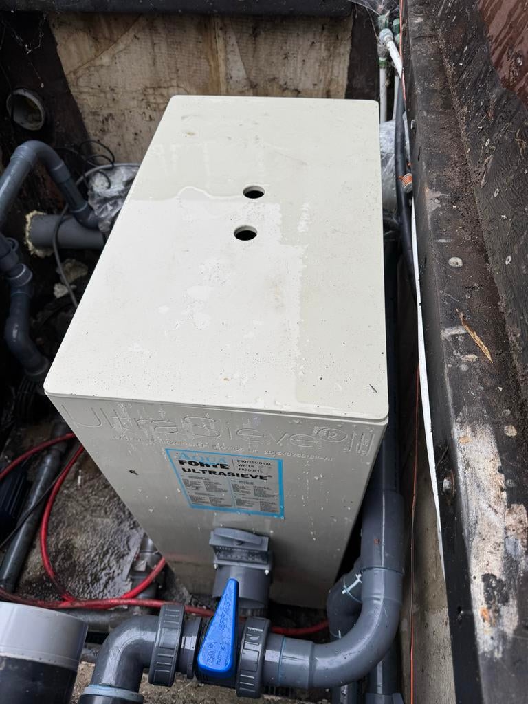 AquaForte Ultrasieve III 200 (zeer fijn) vijverfilter, Tuin en Terras, Vijver-toebehoren, Ophalen, Zo goed als nieuw, Vijverfilter