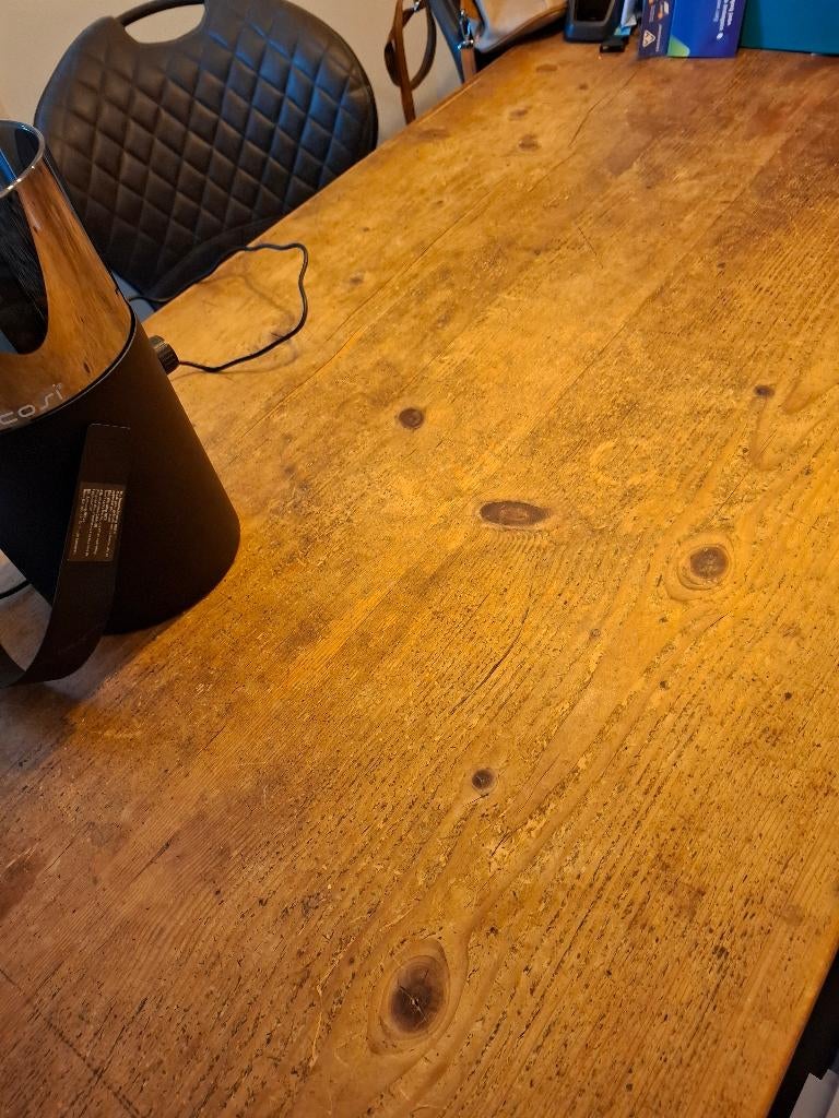 Eettafel, Huis en Inrichting, Tafels | Eettafels, Ophalen, Gebruikt, 50 tot 100 cm, Vijf personen of meer