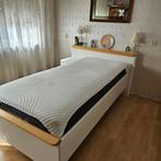 Eastborn Seniorenbed + nachtkastje, Ophalen, 90 cm, Eenpersoons, Wit