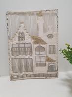 Raamdecoratie geweven huisjes, Gebruikt, Onbekend, Ophalen of Verzenden, Onbekend