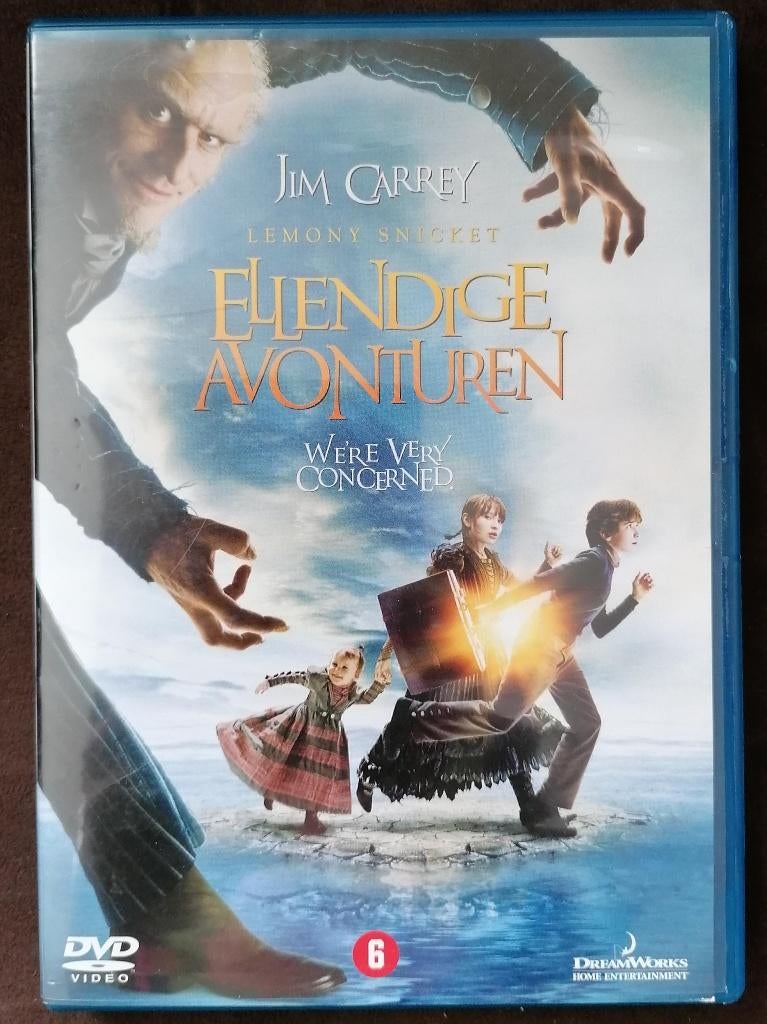DVD Ellendige Avonturen (met Jim Carrey), Vanaf 6 jaar, Ophalen of Verzenden, Zo goed als nieuw
