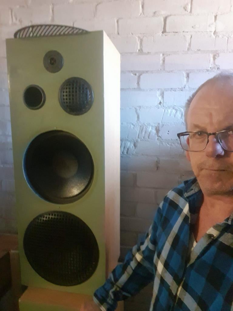 Grote vloerstaande luidsprekers - Set van 2, Gebruikt, 120 watt of meer, Front, Rear of Stereo speakers, Ophalen