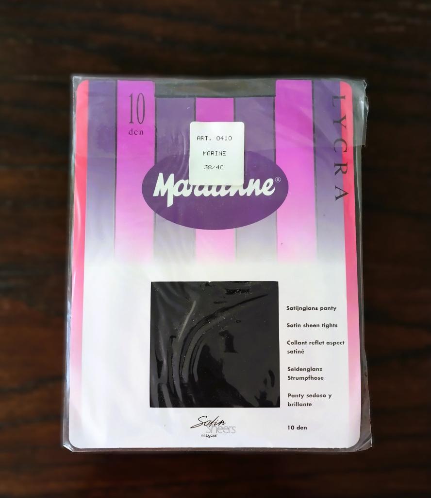 Panty Marianne 10 denier, 38/40, Blauw, Kleding | Dames, Leggings, Maillots en Panty's, Maat 36/38 (S), Zwart, Nieuw, Ophalen of Verzenden