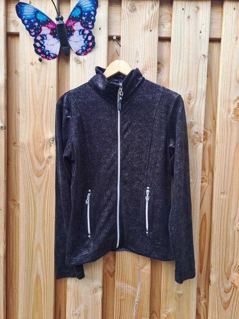 Lutha zwart glitterjasje, Maat 38/40 (M), Zwart, Lutha, Ophalen of Verzenden