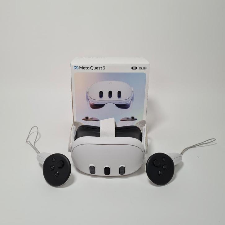Meta Quest 3 4K 512GB | Virtual Reality Bril | VR, Spelcomputers en Games, Virtual Reality, Gebruikt, Overige platformen, VR-bril