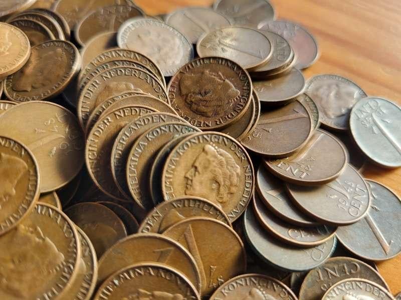 250 Gram 1 Cent 1948 Wilhelmina, Ophalen of Verzenden, Koningin Wilhelmina, 1 cent, Setje