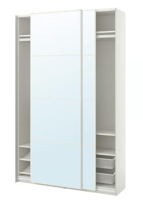 Kledingkasten type Hasvik /Pax Auli, bxhxd=150 x 230 x 36 cm, Overige materialen, Gebruikt, 100 tot 150 cm, 200 cm of meer