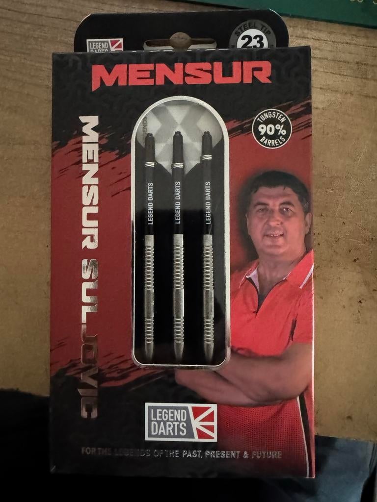 Nieuwe Legend Mensur Suljovic darts - 23 gram, Legend darts, ., Nieuw, Ophalen of Verzenden