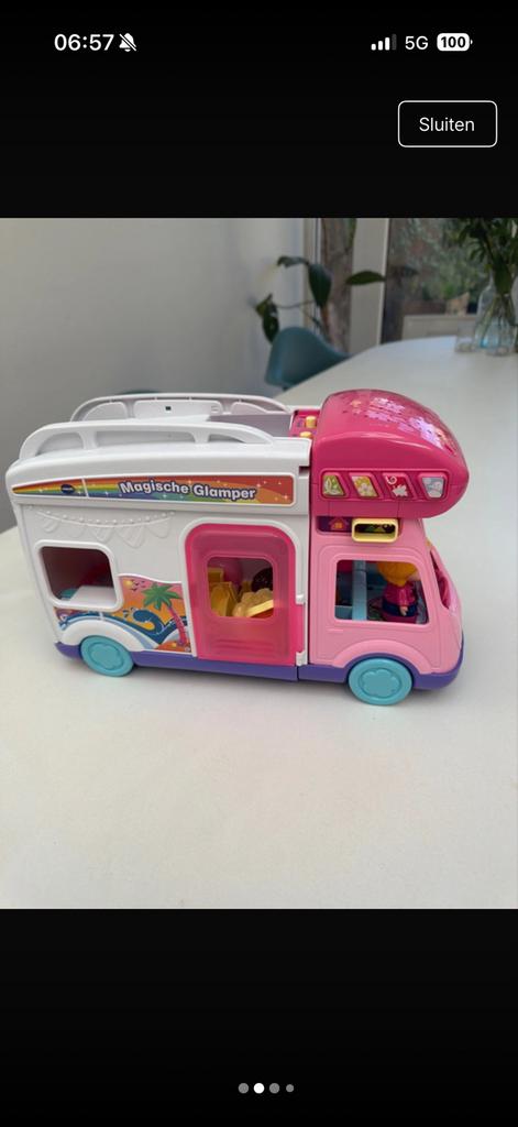 VTech Toet Toet Auto's Magische Glamper Camper, Ophalen of Verzenden, Gebruikt, Meisje