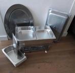 Chafing dish, Huis en Inrichting, Ophalen, Gebruikt, Metaal, Zilver