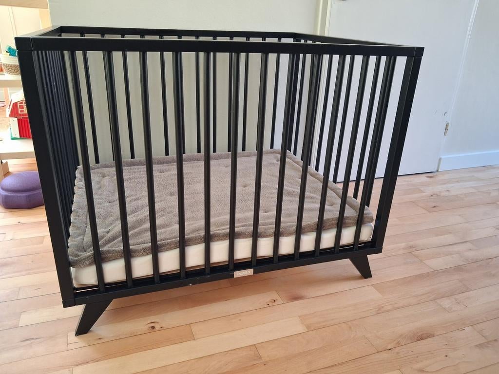 Bopita box retro mat zwart, Kinderen en Baby's, Boxen, Ophalen, In hoogte verstelbaar