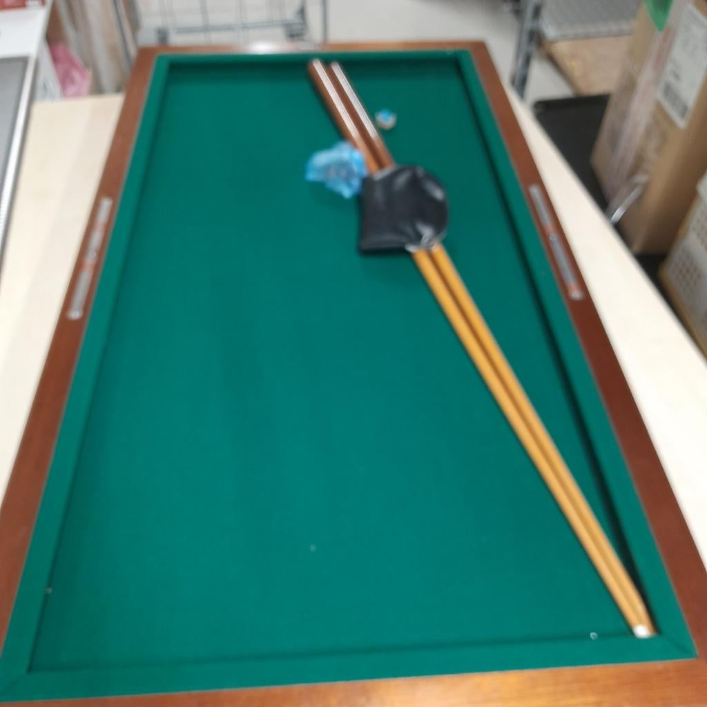 Homas Biljarttafel met keuen en ballen, Ophalen, Zo goed als nieuw, Biljarttafel