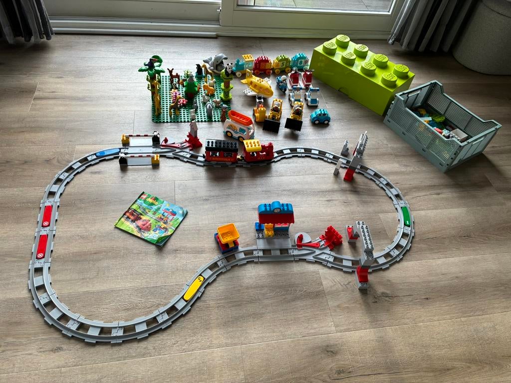 Duplo trein 10874 + uitbreiding, Ophalen of Verzenden, Gebruikt