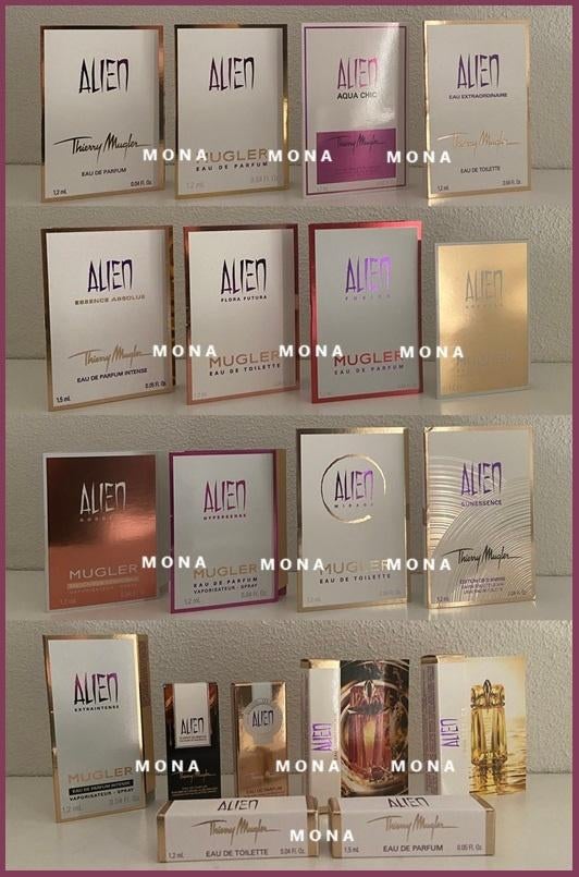Alien set 20 parfum samples proefjes testers monsters, Verzenden, Nieuw