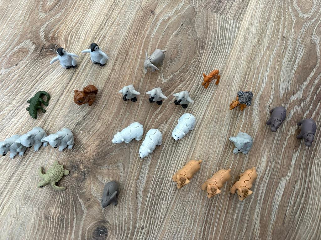 Surprise ei diertjes - Complete set van 20 verschillende, Ophalen of Verzenden, Gebruikt