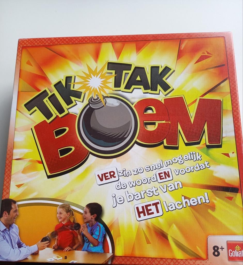 Tik Tak Boem, 3 spelers of meer, Ophalen of Verzenden, Zo goed als nieuw, Vanaf 3 jaar