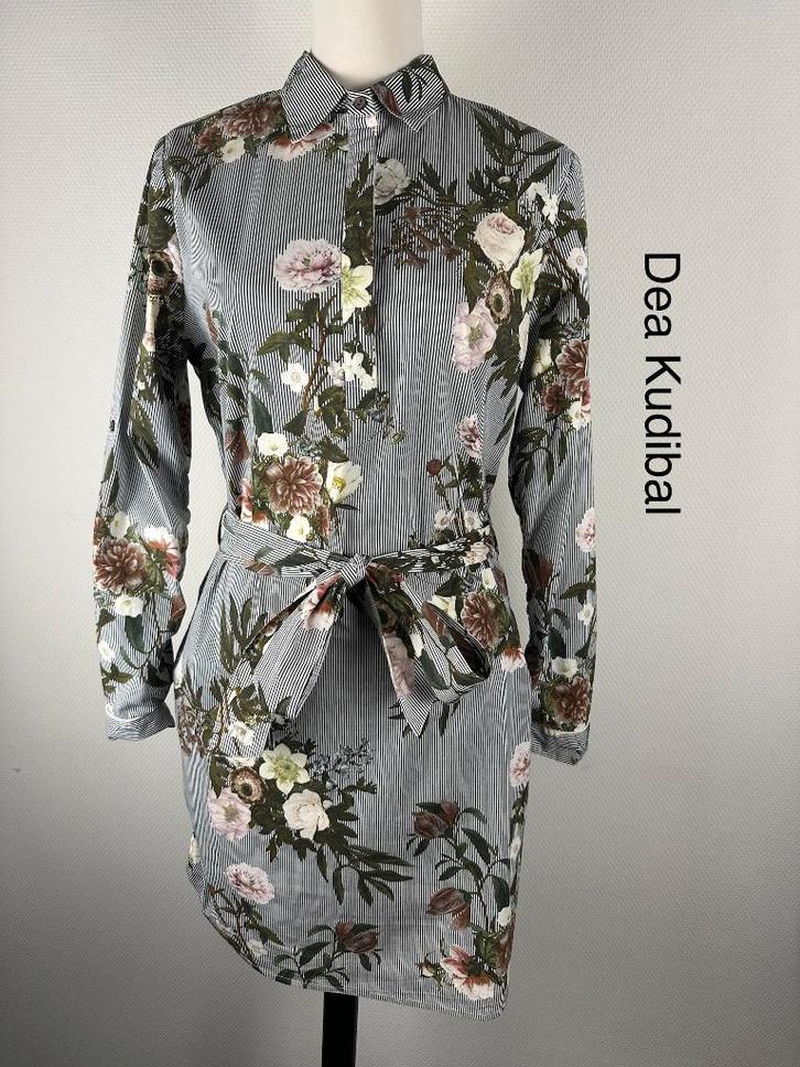 Dea Kudibal Jurk  (mt: 38) 19,1/9134, Kleding | Dames, Jurken, Zo goed als nieuw, Maat 38/40 (M), Blauw, Boven de knie, Ophalen of Verzenden