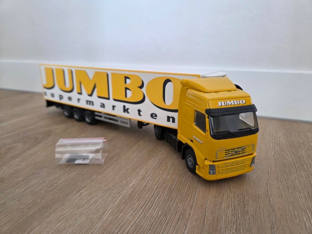Lion Toys Volvo FH12 Globetrotter Jumbo supermarkt, Ophalen of Verzenden, Zo goed als nieuw, Bus of Vrachtwagen, Lion Toys