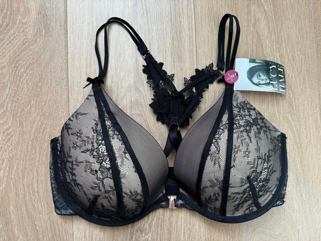 Nieuw Hunkemöller Lucy Hale Kelsey push up bh 80D, Ophalen of Verzenden, Zwart, BH