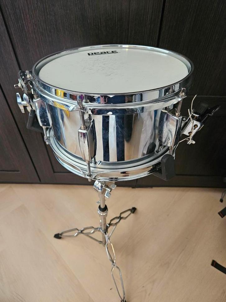 Peace Side Snare brass 10" x 5.5", Muziek en Instrumenten, Percussie, Gebruikt, Ophalen of Verzenden
