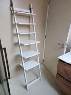 Wit handdoekenrek/ladderrek voor badkamer, Ophalen, Minder dan 50 cm, Gebruikt, Overige typen