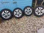 Honda CRV 4 seizoenen banden met lichtmetalen velgen, Ophalen, Banden en Velgen, 17 inch, Zomerbanden