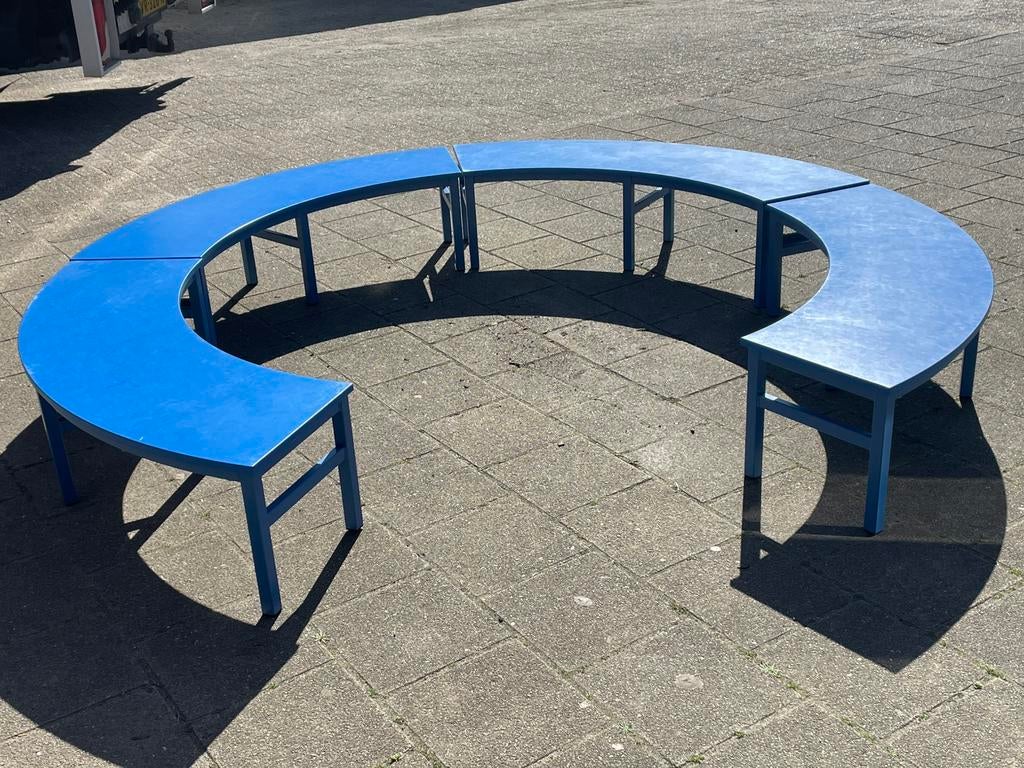 4x Zit element Bankjes Blauw, Ophalen