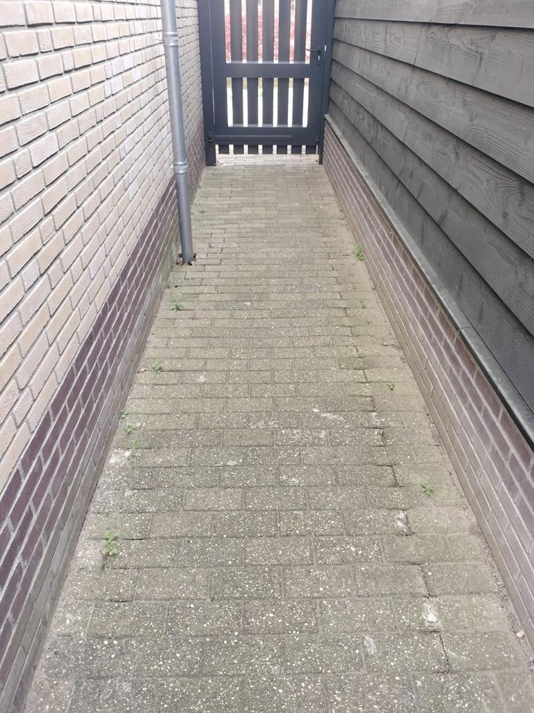 Gebruikte betonklinkers, ongeveer 25m², Tuin en Terras, Ophalen, Gebruikt, Klinkers, 10 m² of meer