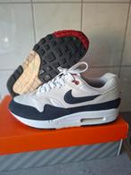 Nike air Max 1 Anniversary Obsidian, Nike air max, Wit, Ophalen of Verzenden, Sneakers of Gympen