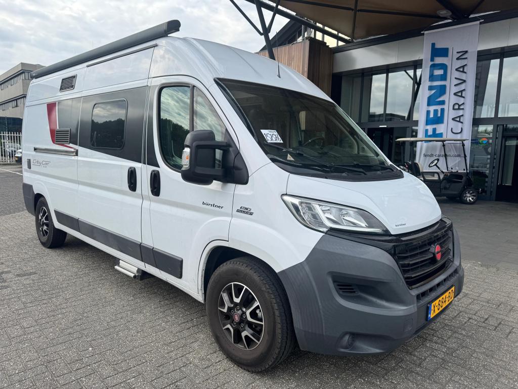 Bürstner City Car C 600 Automaat !!, Caravans en Kamperen, Automaat, Ringverwarming, Koelkast, Fiat