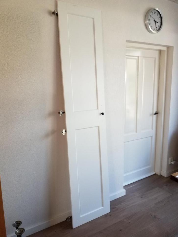 Ikea Pax Grimo kastdeur wit, 50x229 cm, Huis en Inrichting, Kasten | Kledingkasten, Gebruikt, 200 cm of meer, Minder dan 50 cm