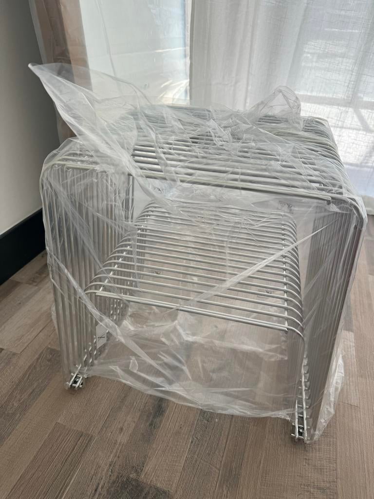 Nieuwe Jysk UDBY metalen bijzettafel chroom, 45 tot 60 cm, Minder dan 55 cm, Metaal of Aluminium, Nieuw