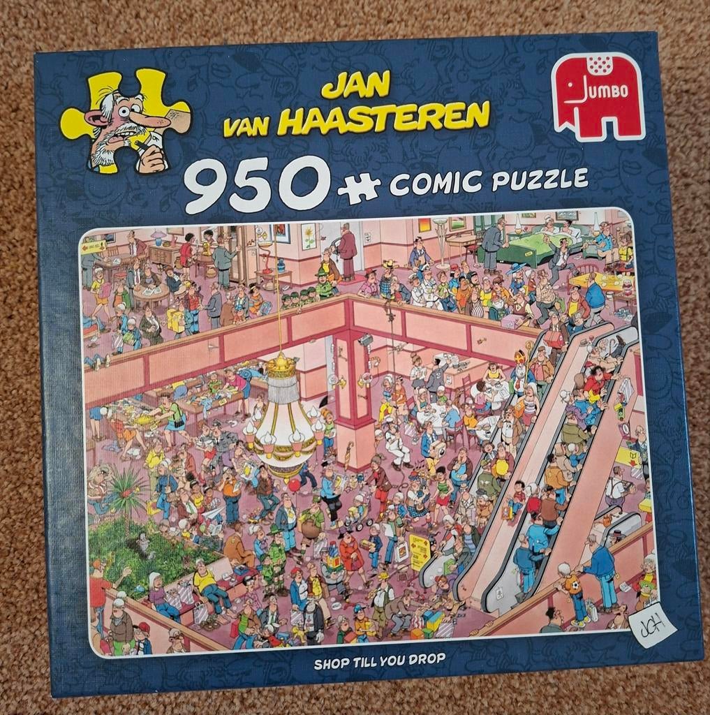 Jan van Haasteren 950+ Comic Puzzel - Shop Till You Drop, Ophalen of Verzenden, 500 t/m 1500 stukjes, Gebruikt, Legpuzzel