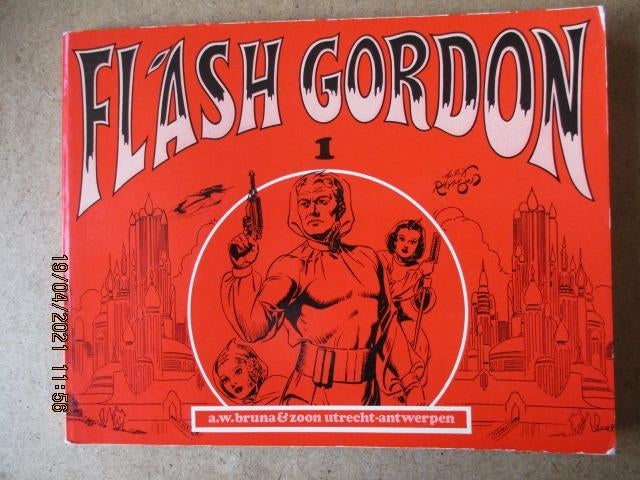 adv1444 flash gordon 1, Boeken, Eén stripboek, Ophalen, Gelezen