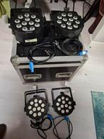 ADJ  HEX 12PX LED Parren, met flightcase., Ophalen of Verzenden, Gebruikt, Licht