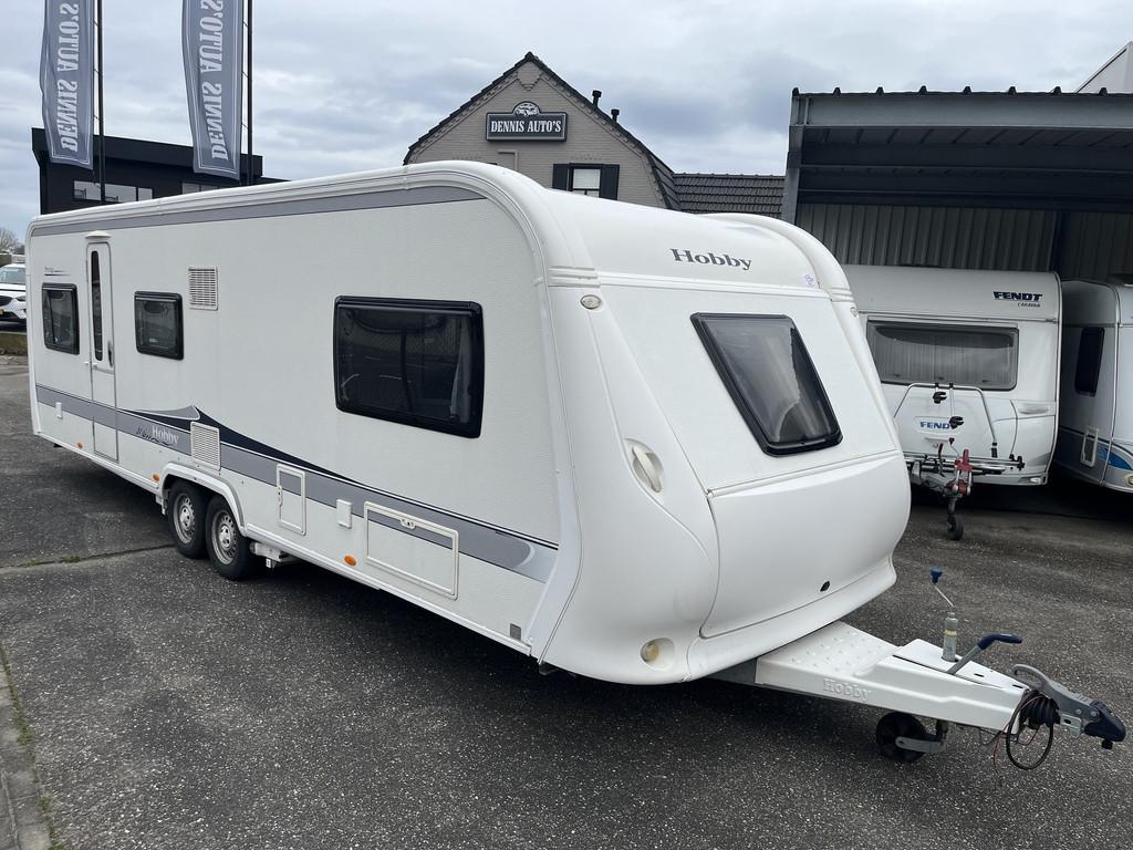Hobby 720 UML Prestige VERKOCHT (bj 2013), Caravans en Kamperen, Hobby, Bedrijf, Schokbreker, Tot en met 5