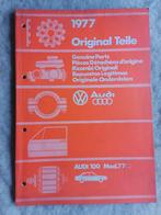 Originele dealer onderdelen catalogus Audi 100 C2 8-1977 -81, Ophalen of Verzenden, Gelezen, Audi