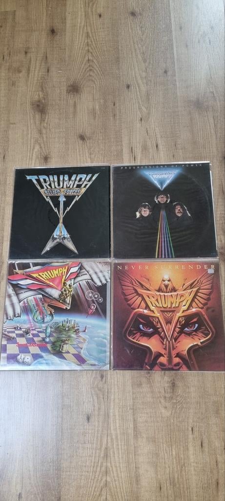 Triumph   4 lp's hardrock, Cd's en Dvd's, Ophalen of Verzenden, Zo goed als nieuw