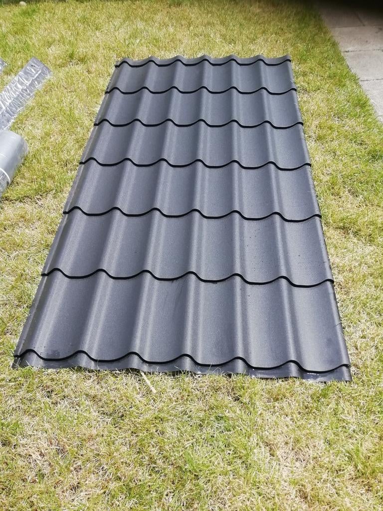 Dakplaten met toebehoren, graag eerst de beschrijving lezen, Doe-het-zelf en Verbouw, Nieuw, 15 m² of meer, Metaal, Ophalen