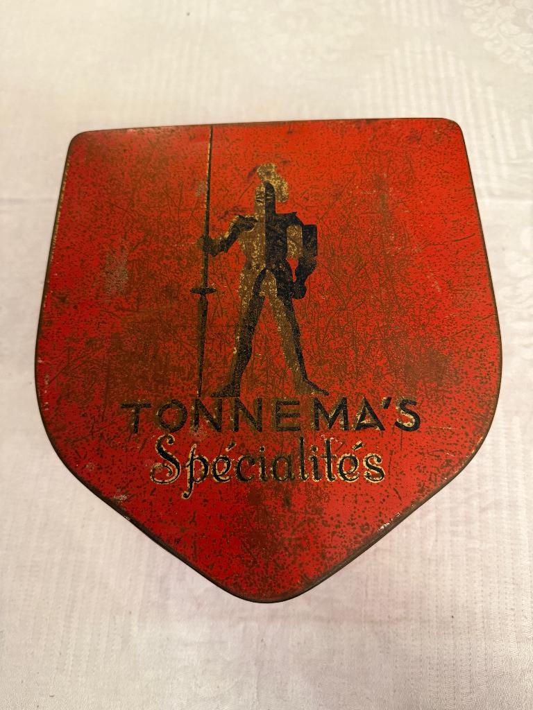 Tonnema & Cie. Blik Rood - Antiek, Verzamelen, Blikken, Ophalen of Verzenden, Gebruikt, Overige, Overige merken