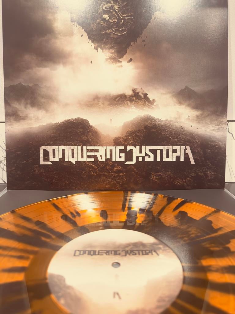 Lp vinyl Conquering Dystopia splatter vinyl, Ophalen of Verzenden