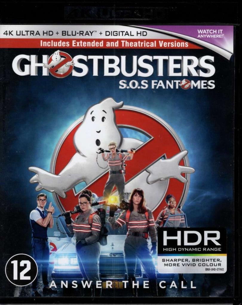 Ghostbusters (2016) - 4K Ultra HD + Blu-ray - NL uitgave, Cd's en Dvd's, Blu-ray, Sony Interactive Entertainment Benelux B.V.