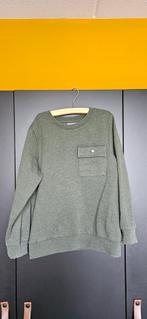 Sweater met borstzakje - Groen en Blauw, Kinderen en Baby's, Kinderkleding | Maat 122, Ophalen, Trui of Vest, Zo goed als nieuw