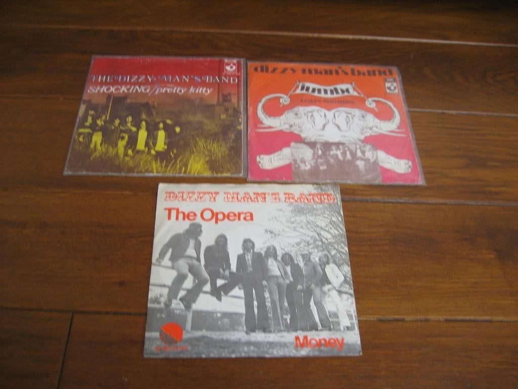 Nederbeat dizzy mans band singles 11x, Gebruikt, 7 inch, Single, Ophalen of Verzenden