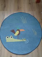 Leuk rond kinder tapijt met vogel en krokodil, Ophalen