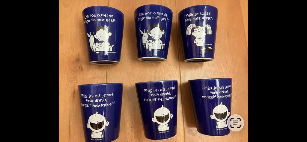 Uitgebreid Blue Band servies - compleet pakket, Ophalen, Gebruikt, Keramiek, Overige stijlen