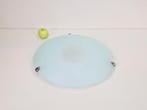 Vintage milan plafondlamp melk glas spain design ‘80, Modern vintage, N, N, Ophalen of Verzenden