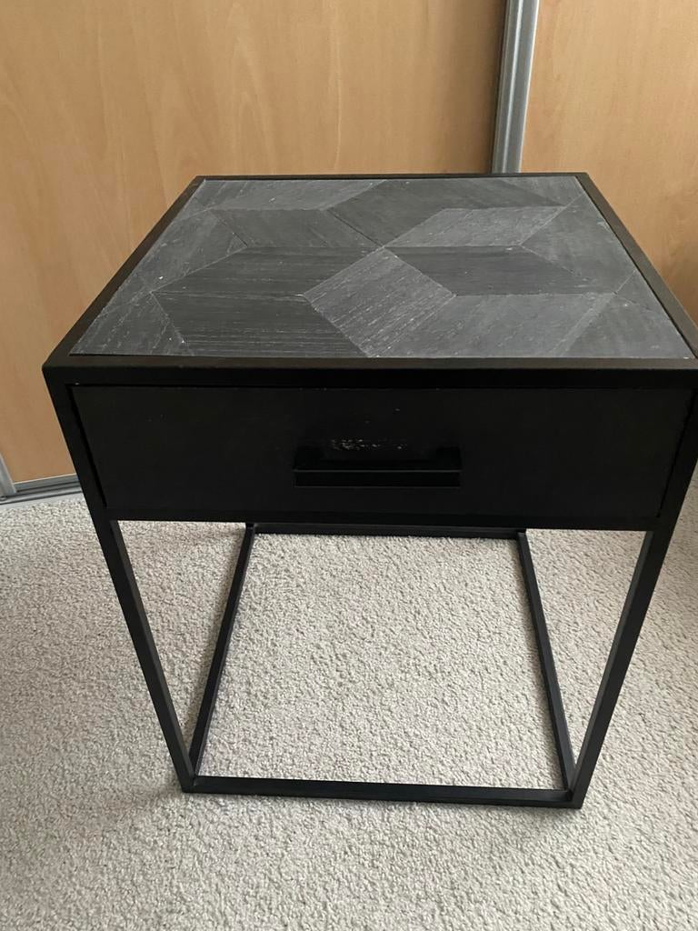 nachtkastje met lade, Huis en Inrichting, Ophalen, Zo goed als nieuw, Minder dan 45 cm